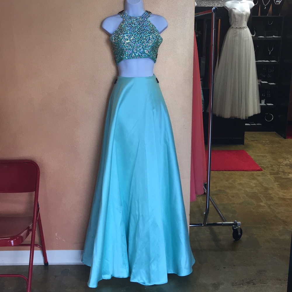 Faviana Two Piece Prom Dress